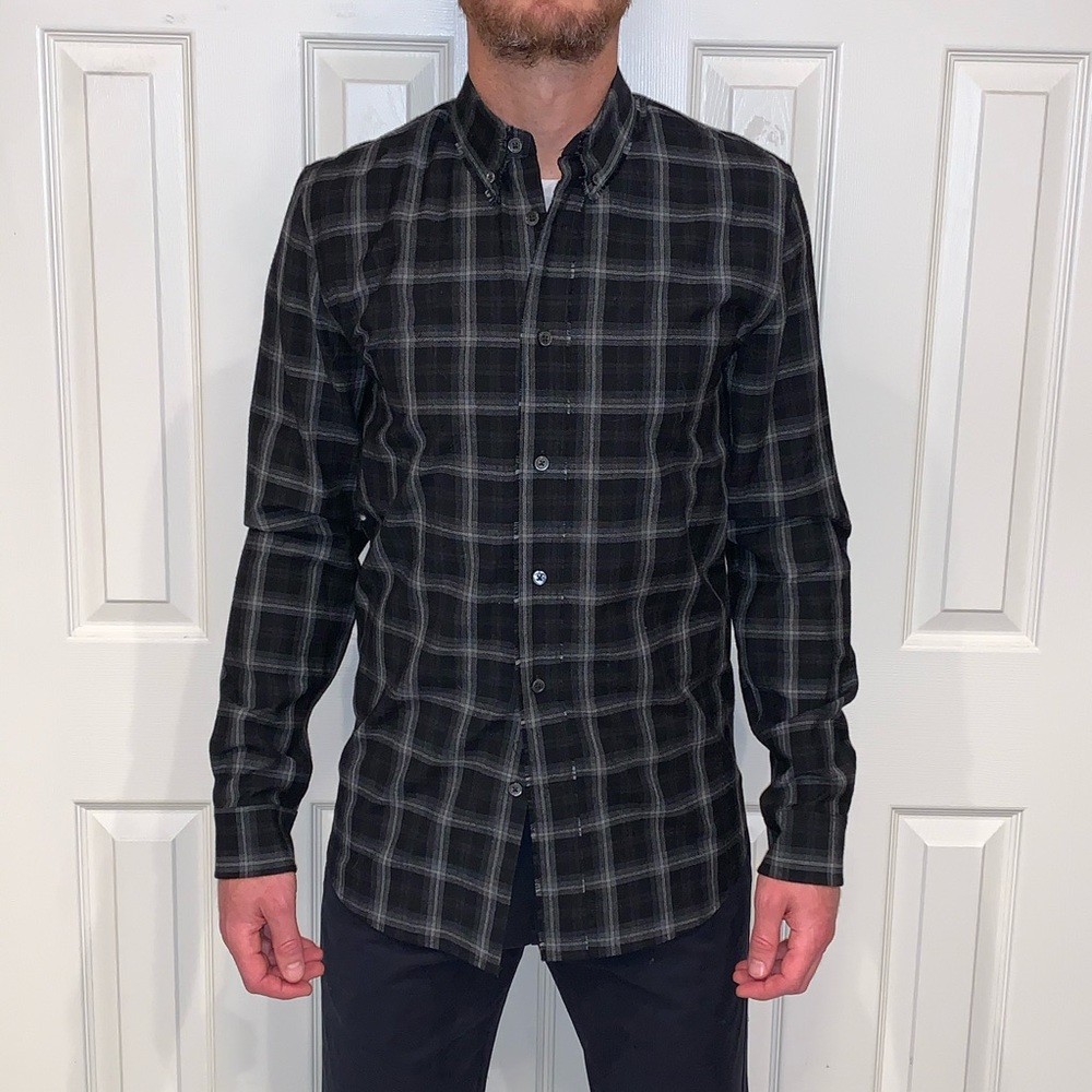 Marc Jacobs raw hem flannel